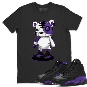 Jordan 13 Court Purple Sneaker Match Tees Cyborg Tiger Sneaker Tees Jordan 13 Court Purple Sneaker Release Tees Unisex Shirts