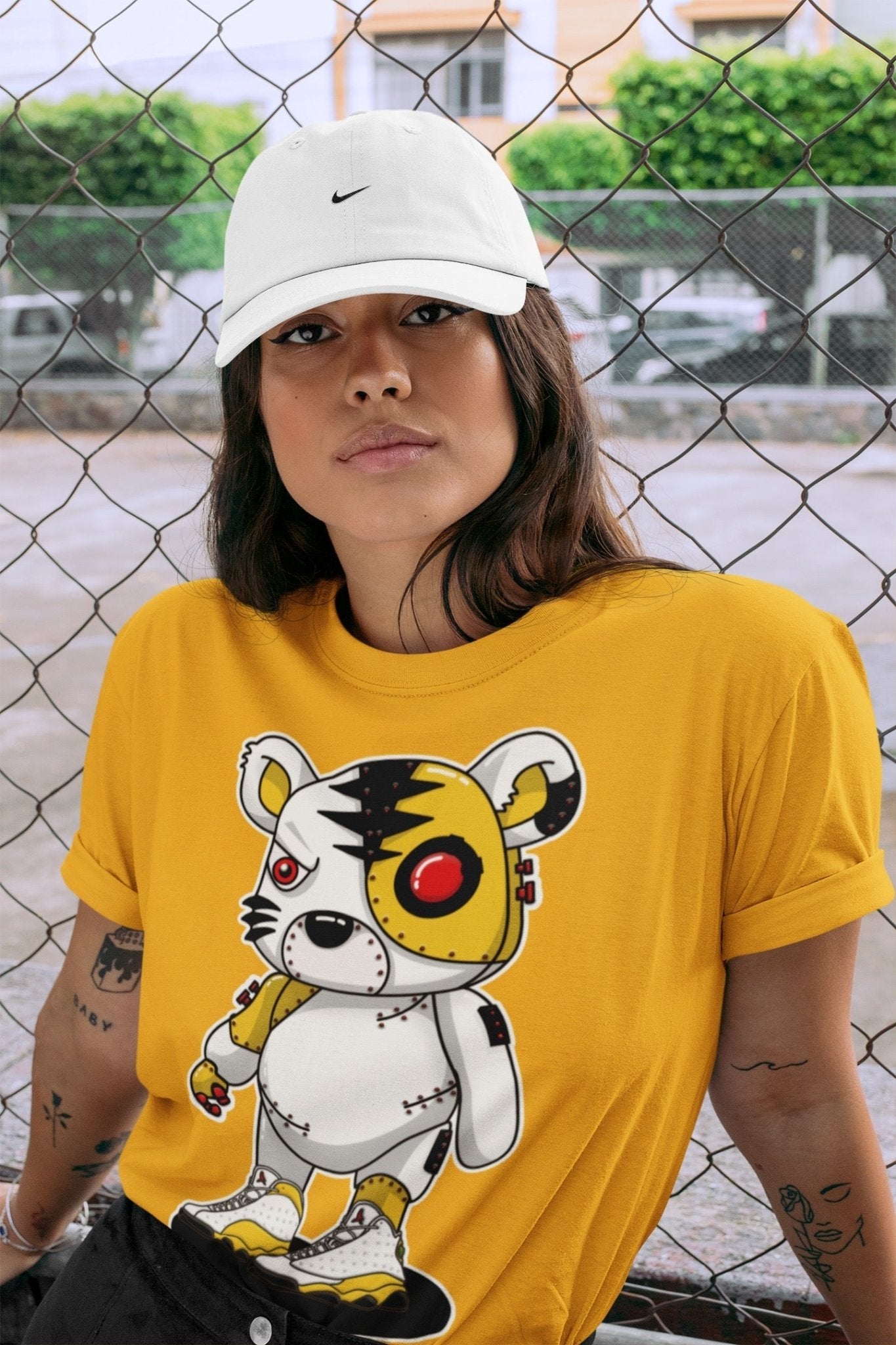 Jordan 13 Del Sol Sneaker Match Tees Cyborg Tiger Sneaker Tees Jordan 13 Del Sol Sneaker Release Tees Unisex Shirts