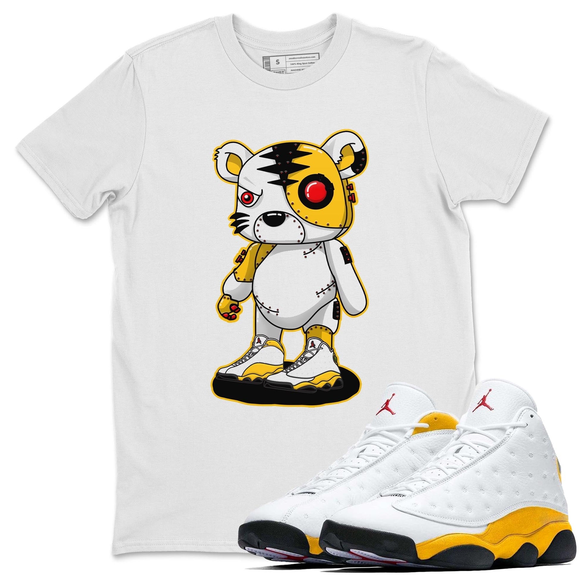 Jordan 13 Del Sol Sneaker Match Tees Cyborg Tiger Sneaker Tees Jordan 13 Del Sol Sneaker Release Tees Unisex Shirts