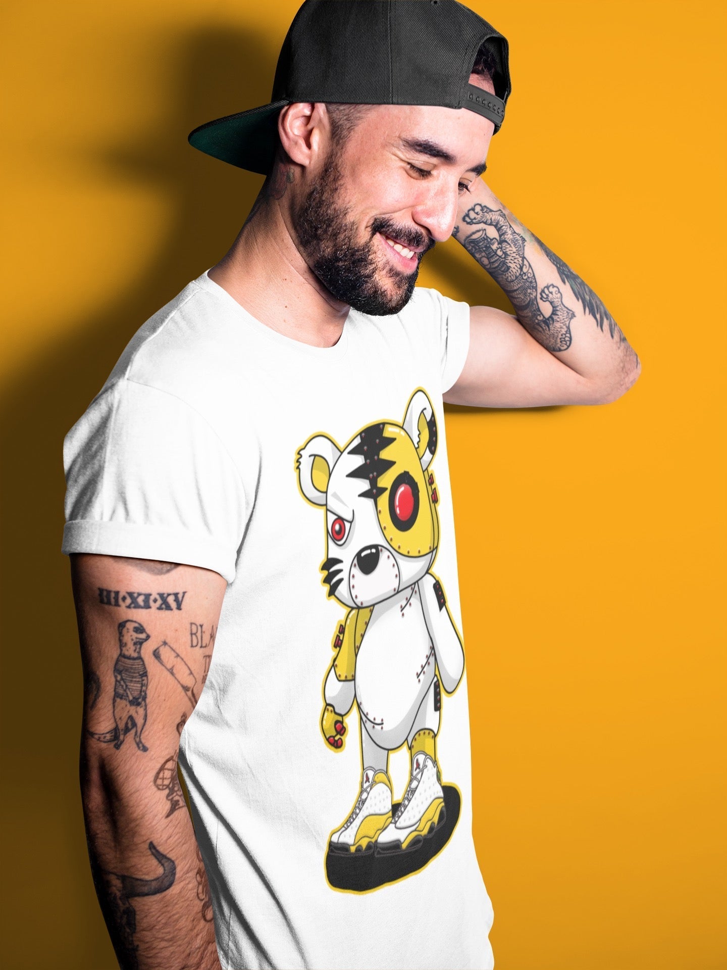 Jordan 13 Del Sol Sneaker Match Tees Cyborg Tiger Sneaker Tees Jordan 13 Del Sol Sneaker Release Tees Unisex Shirts