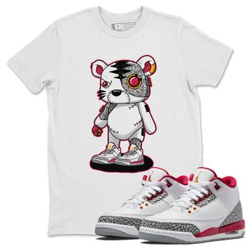 Jordan 3 Cardinal Sneaker Match Tees Cyborg Tiger Sneaker Tees Jordan 3 Cardinal Sneaker Release Tees Unisex Shirts