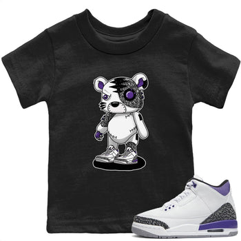 Jordan 3 Dark Iris Sneaker Match Tees Cyborg Tiger Sneaker Tees Jordan 3 Dark Iris Sneaker Release Tees Kids Shirts