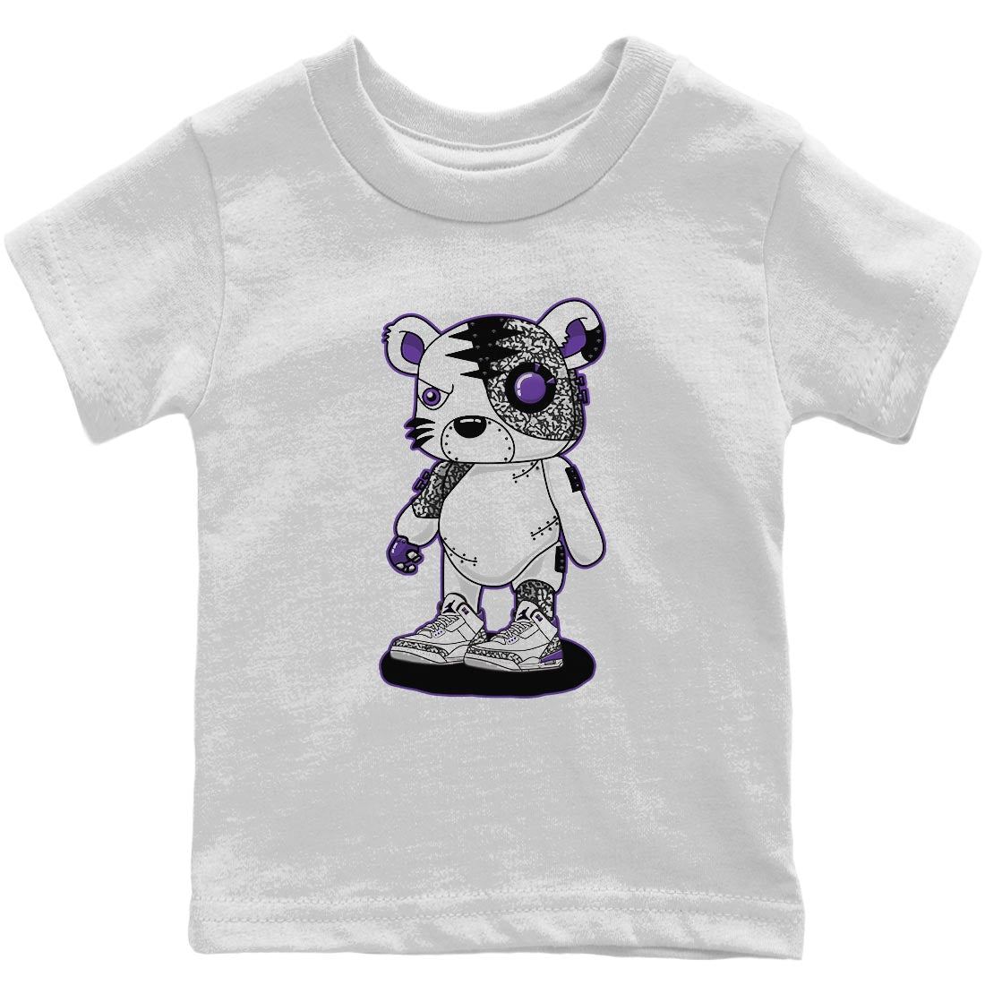 Jordan 3 Dark Iris Sneaker Match Tees Cyborg Tiger Sneaker Tees Jordan 3 Dark Iris Sneaker Release Tees Kids Shirts