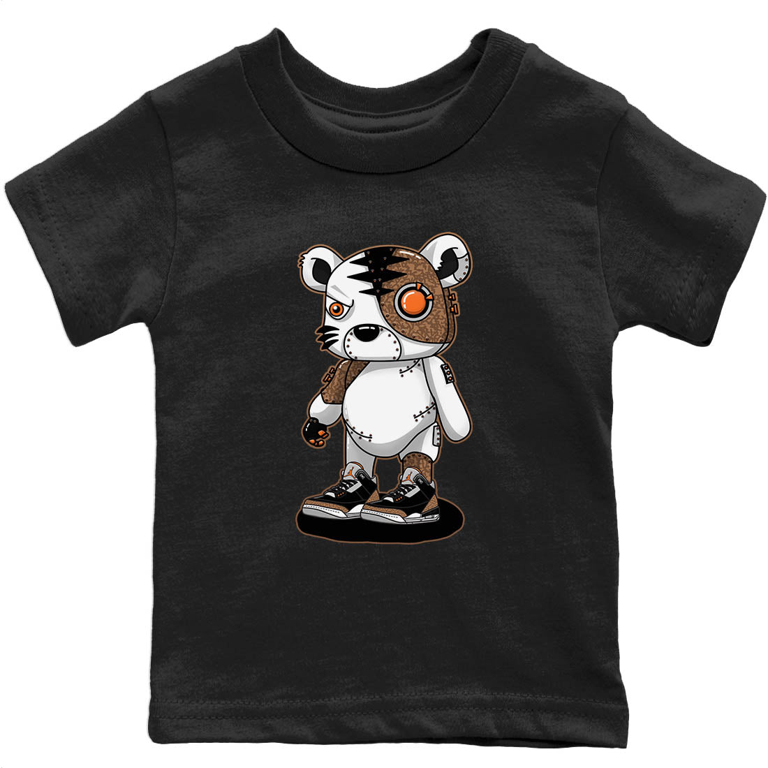 Jordan 3 Desert Elephant Sneaker Match Tees Cyborg Tiger Sneaker Tees Jordan 3 Desert Elephant Sneaker Release Tees Kids Shirts