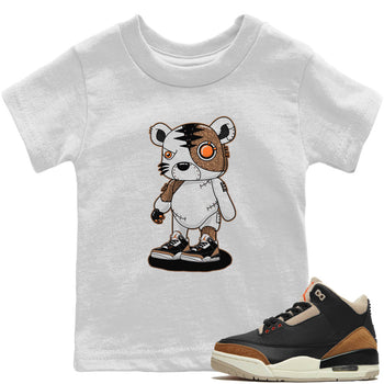 Jordan 3 Desert Elephant Sneaker Match Tees Cyborg Tiger Sneaker Tees Jordan 3 Desert Elephant Sneaker Release Tees Kids Shirts