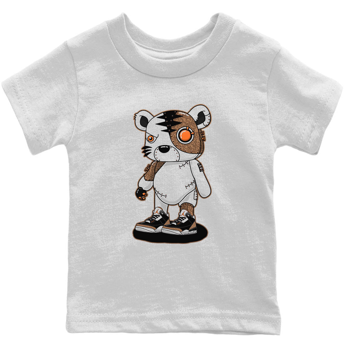 Jordan 3 Desert Elephant Sneaker Match Tees Cyborg Tiger Sneaker Tees Jordan 3 Desert Elephant Sneaker Release Tees Kids Shirts