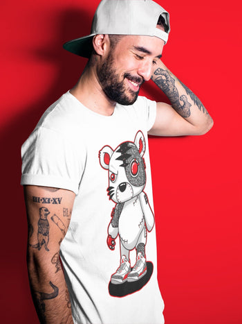 Jordan 3 Fire Red Sneaker Match Tees Cyborg Tiger Sneaker Tees Jordan 3 Fire Red Sneaker Release Tees Unisex Shirts