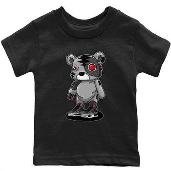 Jordan 4 Infrared Sneaker Match Tees Cyborg Tiger Sneaker Tees Jordan 4 Infrared Sneaker Release Tees Kids Shirts