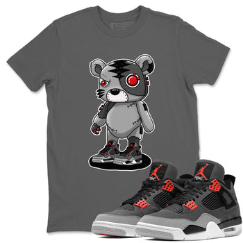 Jordan 4 Infrared Sneaker Match Tees Cyborg Tiger Sneaker Tees Jordan 4 Infrared Sneaker Release Tees Unisex Shirts