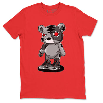 Jordan 4 Infrared Sneaker Match Tees Cyborg Tiger Sneaker Tees Jordan 4 Infrared Sneaker Release Tees Unisex Shirts
