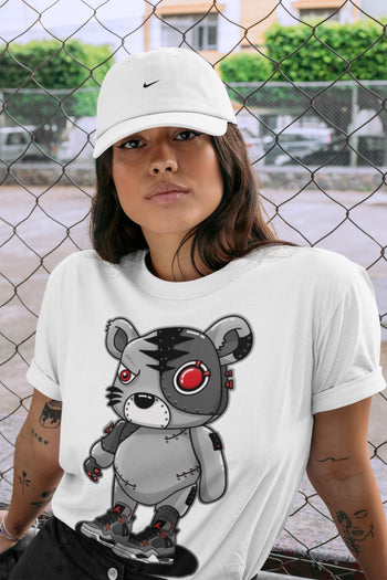 Jordan 4 Infrared Sneaker Match Tees Cyborg Tiger Sneaker Tees Jordan 4 Infrared Sneaker Release Tees Unisex Shirts
