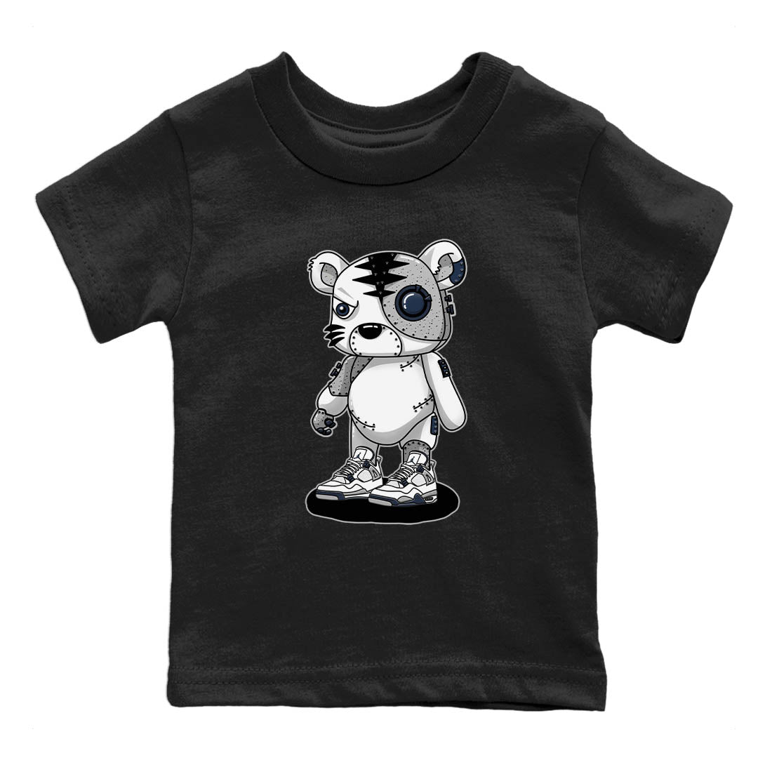 Jordan 4 Midnight Navy Sneaker Match Tees Cyborg Tiger Sneaker Tees Jordan 4 Midnight Navy Sneaker Release Tees Kids Shirts