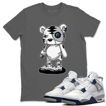 Jordan 4 Midnight Navy Sneaker Match Tees Cyborg Tiger Sneaker Tees Jordan 4 Midnight Navy Sneaker Release Tees Unisex Shirts