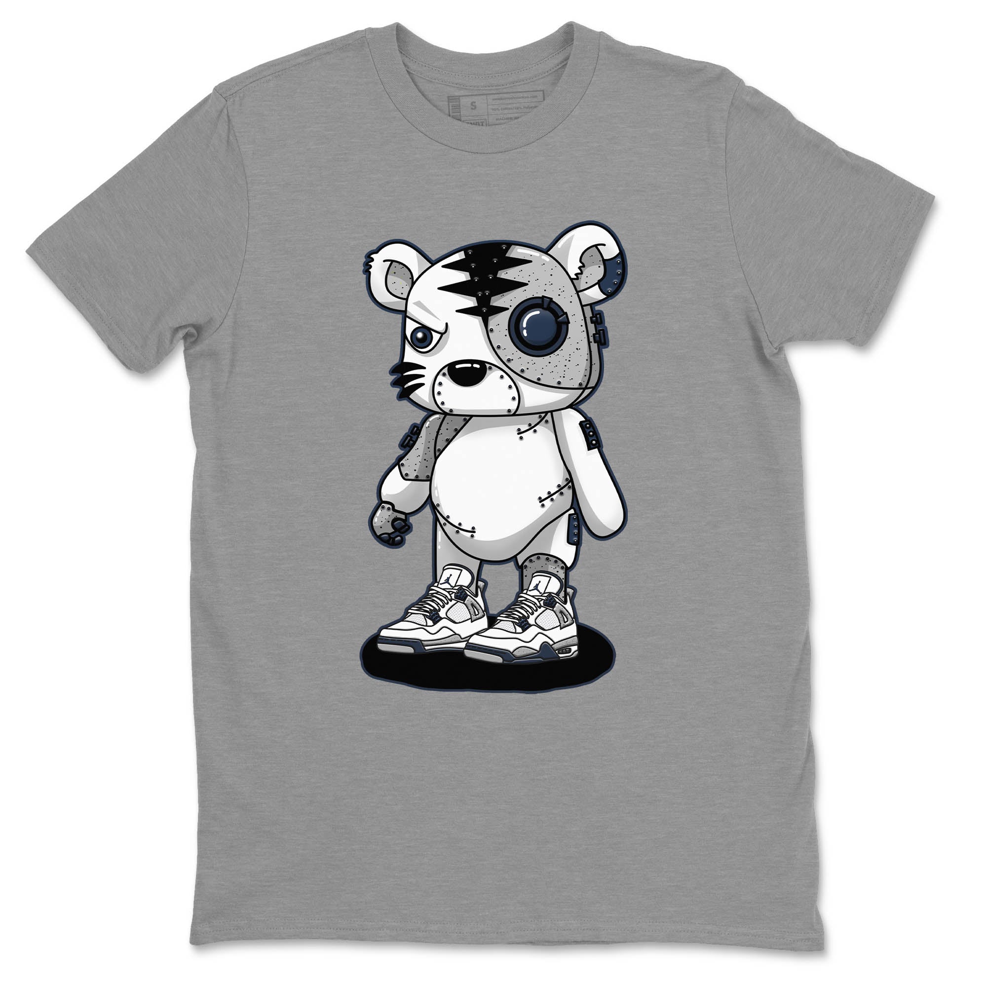 Jordan 4 Midnight Navy Sneaker Match Tees Cyborg Tiger Sneaker Tees Jordan 4 Midnight Navy Sneaker Release Tees Unisex Shirts