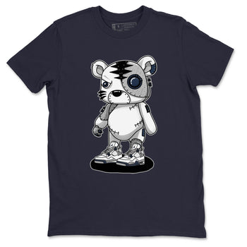 Jordan 4 Midnight Navy Sneaker Match Tees Cyborg Tiger Sneaker Tees Jordan 4 Midnight Navy Sneaker Release Tees Unisex Shirts