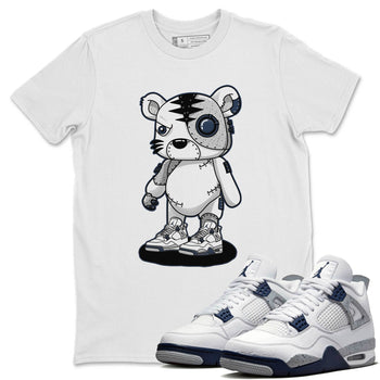Jordan 4 Midnight Navy Sneaker Match Tees Cyborg Tiger Sneaker Tees Jordan 4 Midnight Navy Sneaker Release Tees Unisex Shirts