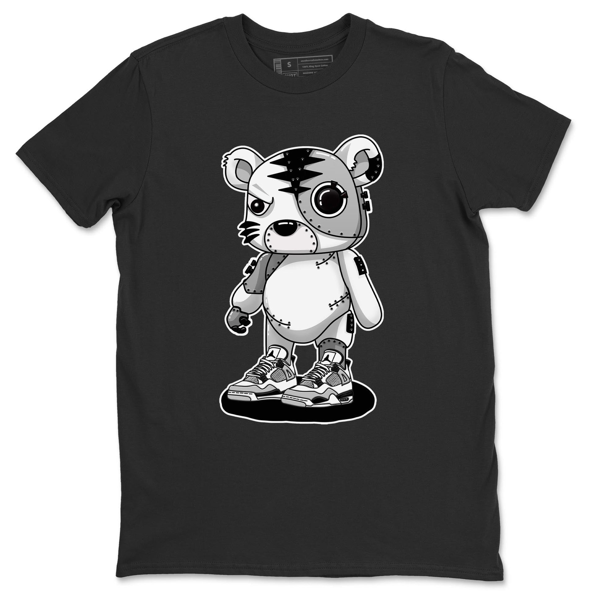 Jordan 4 Military Black Sneaker Match Tees Cyborg Tiger Sneaker Tees Jordan 4 Military Black Sneaker Release Tees Unisex Shirts