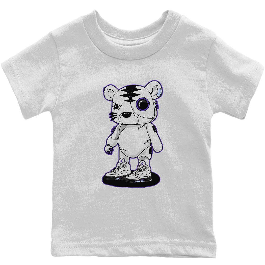 Jordan 5 Concord Sneaker Match Tees Cyborg Tiger Sneaker Tees Jordan 5 Concord Sneaker Release Tees Kids Shirts