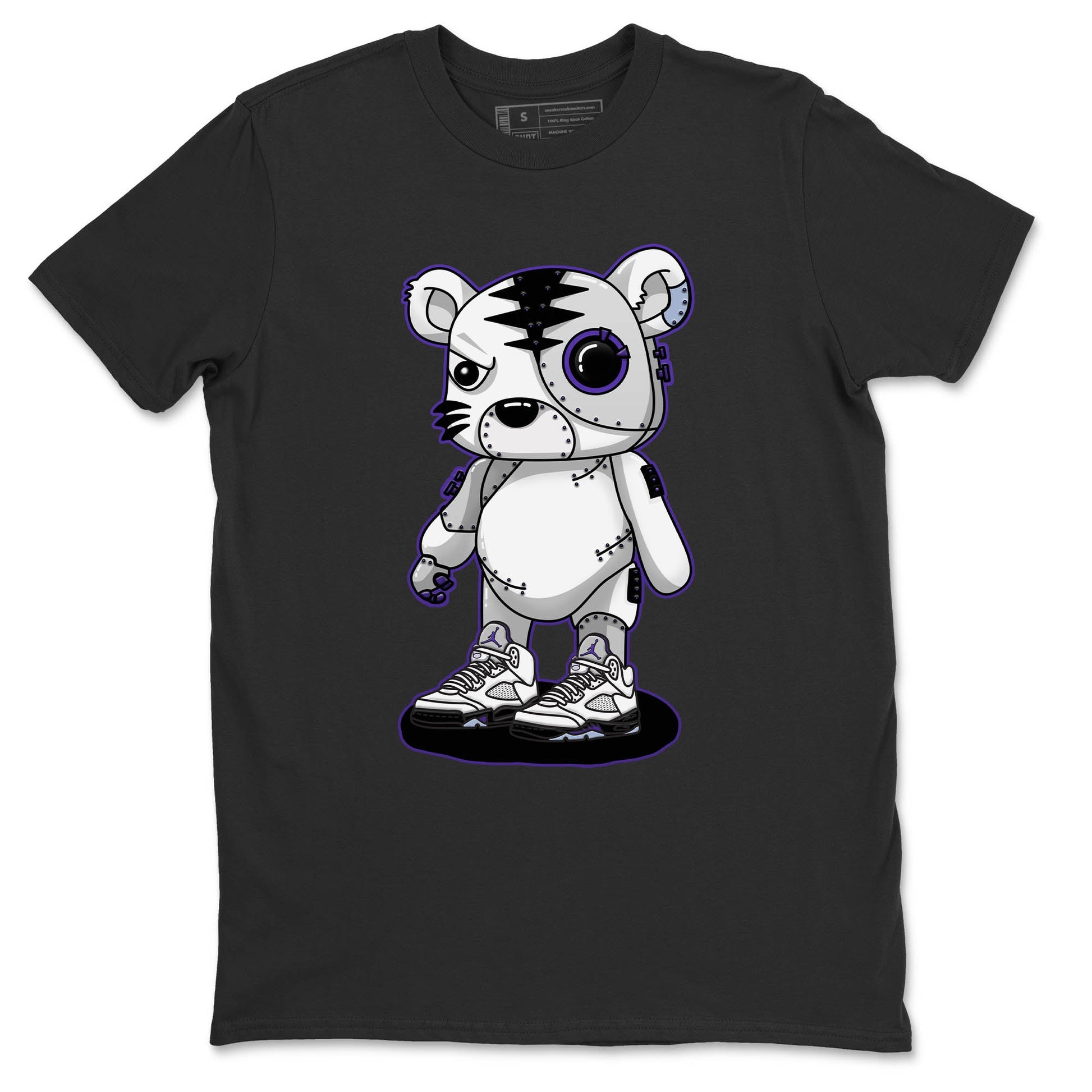 Jordan 5 Concord Sneaker Match Tees Cyborg Tiger Sneaker Tees Jordan 5 Concord Sneaker Release Tees Unisex Shirts