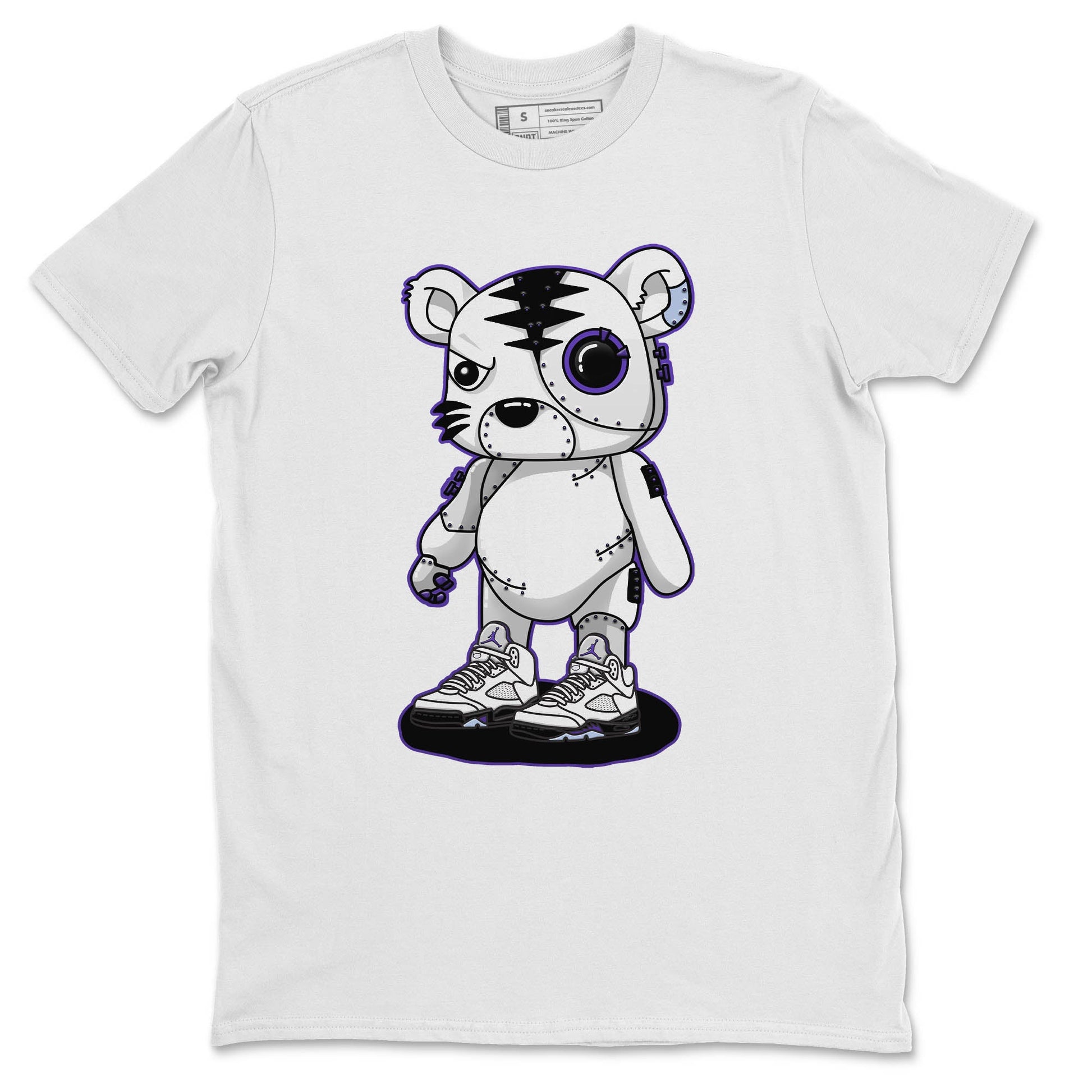 Jordan 5 Concord Sneaker Match Tees Cyborg Tiger Sneaker Tees Jordan 5 Concord Sneaker Release Tees Unisex Shirts