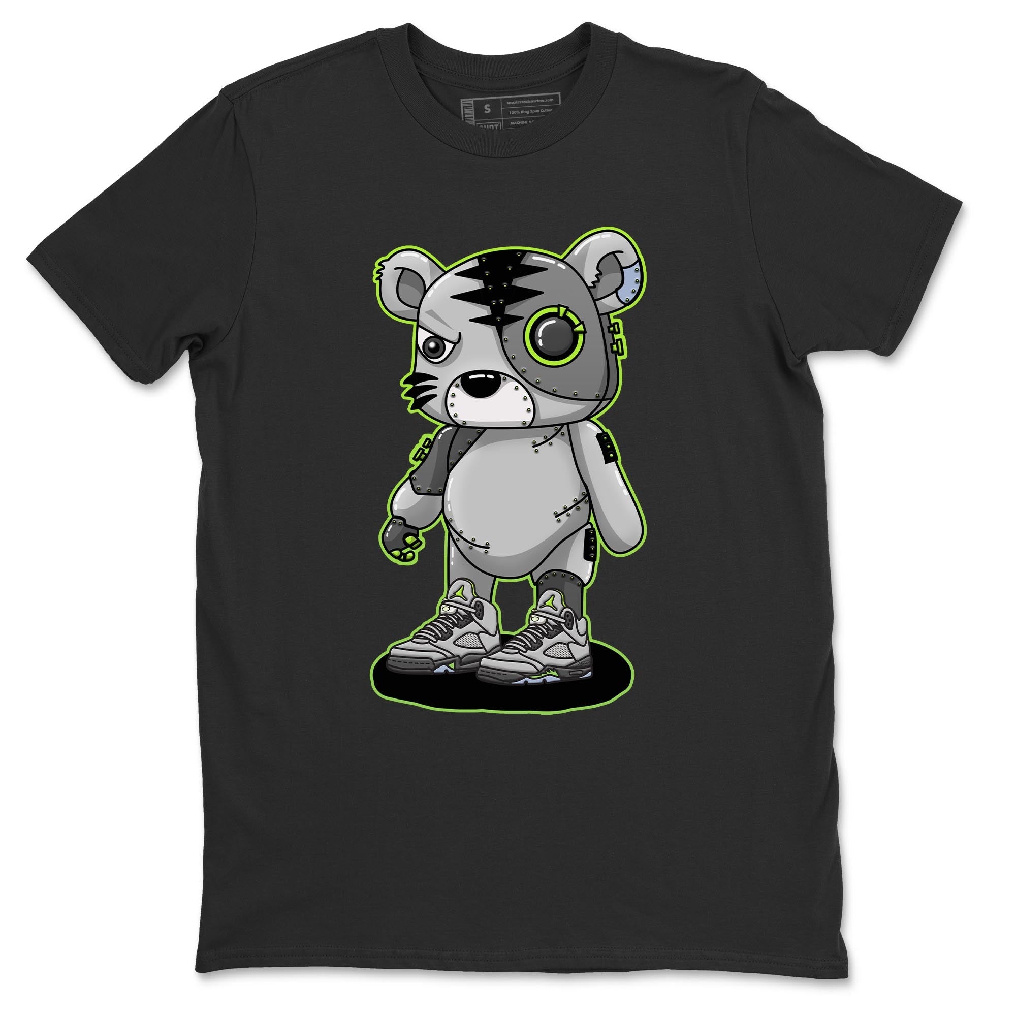 Jordan 5 Green Bean Sneaker Match Tees Cyborg Tiger Sneaker Tees Jordan 5 Green Bean Sneaker Release Tees Unisex Shirts