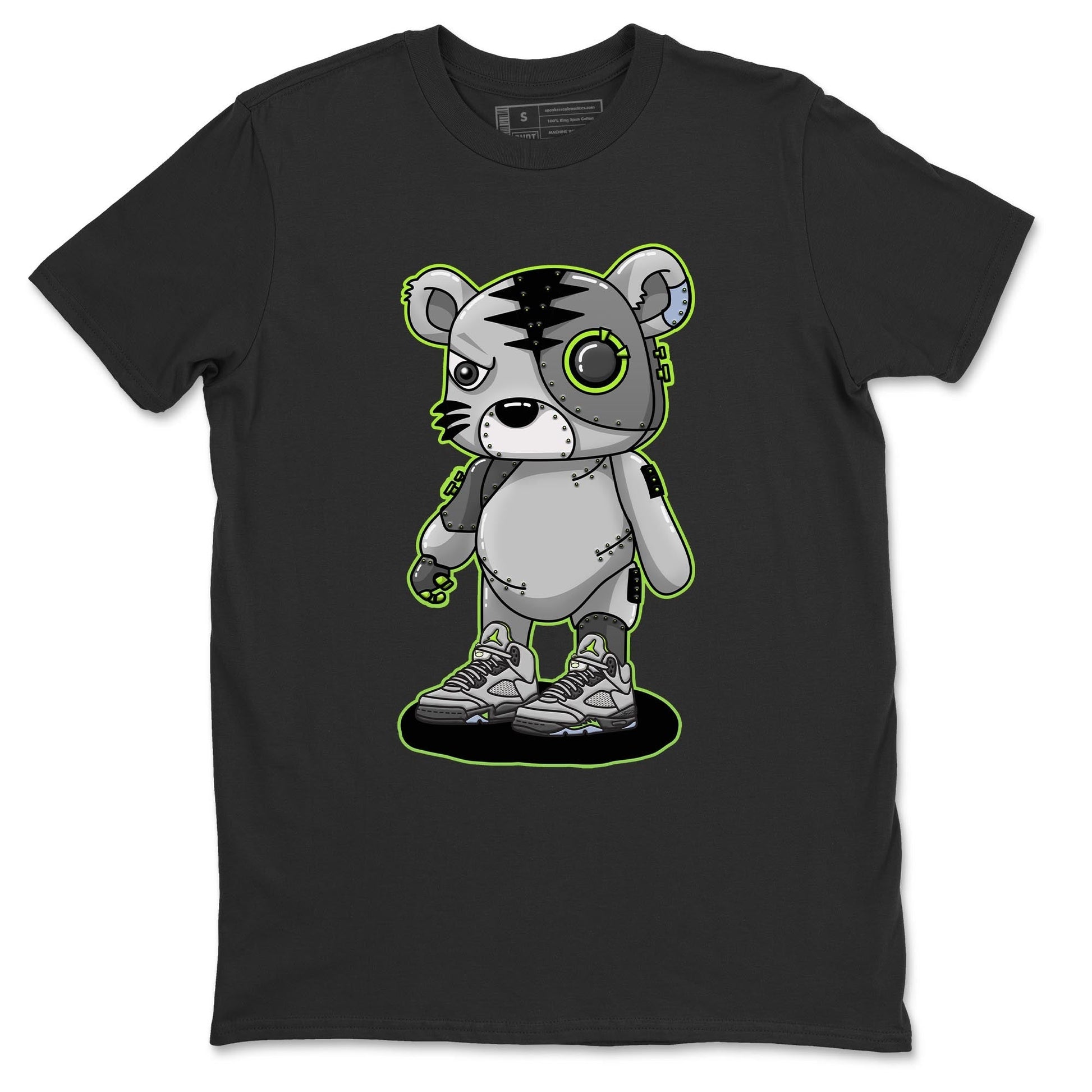 Jordan 5 Green Bean Sneaker Match Tees Cyborg Tiger Sneaker Tees Jordan 5 Green Bean Sneaker Release Tees Unisex Shirts