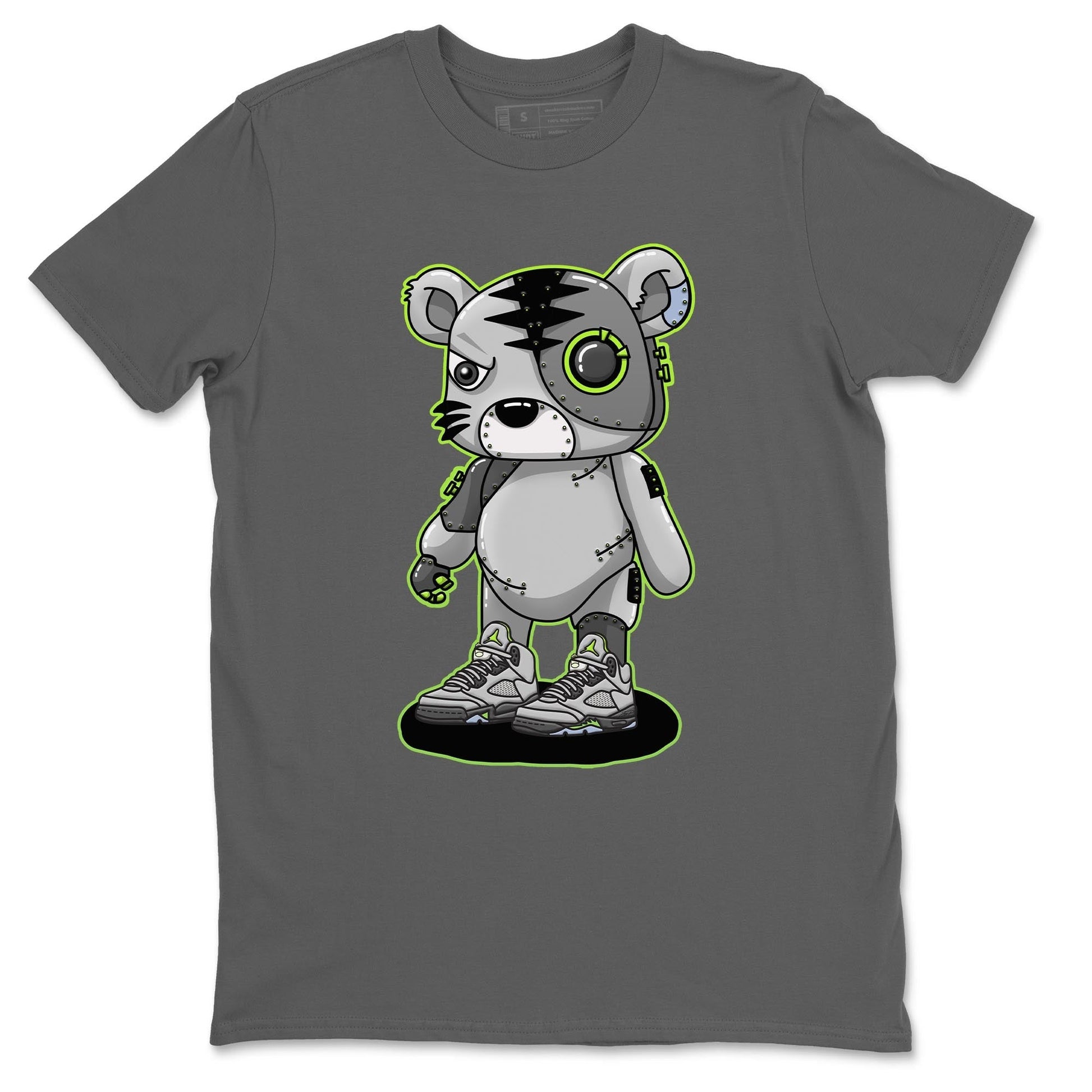 Jordan 5 Green Bean Sneaker Match Tees Cyborg Tiger Sneaker Tees Jordan 5 Green Bean Sneaker Release Tees Unisex Shirts