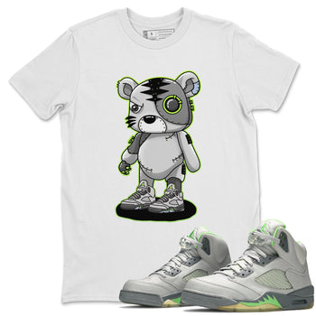 Jordan 5 Green Bean Sneaker Match Tees Cyborg Tiger Sneaker Tees Jordan 5 Green Bean Sneaker Release Tees Unisex Shirts