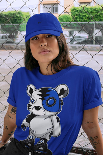 Jordan 5 Racer Blue Sneaker Match Tees Cyborg Tiger Sneaker Tees Jordan 5 Racer Blue Sneaker Release Tees Unisex Shirts