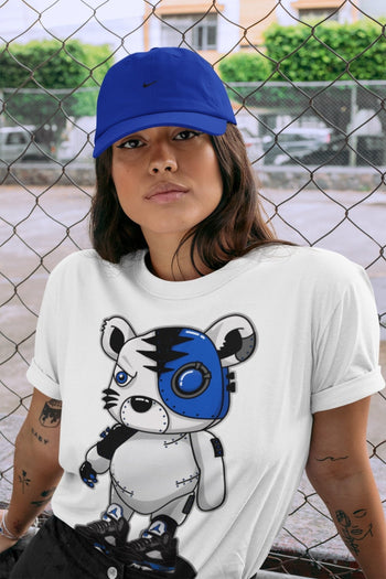 Jordan 5 Racer Blue Sneaker Match Tees Cyborg Tiger Sneaker Tees Jordan 5 Racer Blue Sneaker Release Tees Unisex Shirts