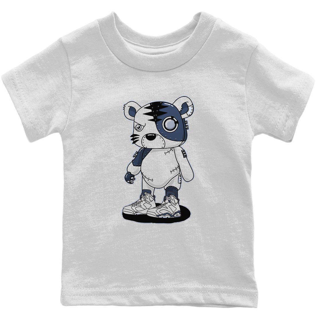 Jordan 6 Midnight Navy Sneaker Match Tees Cyborg Tiger Sneaker Tees Jordan 6 Midnight Navy Sneaker Release Tees Kids Shirts