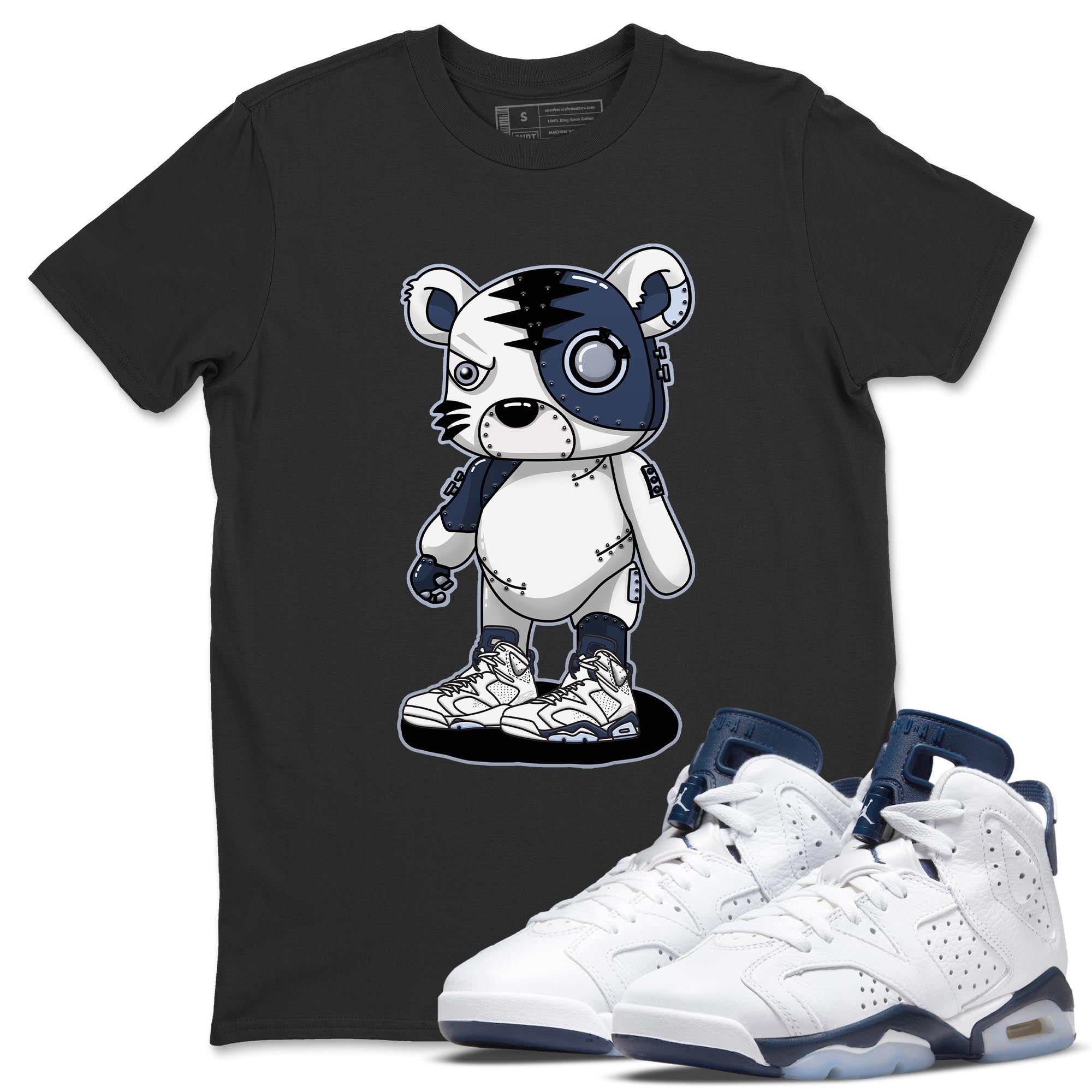 Jordan 6 Midnight Navy Sneaker Match Tees Cyborg Tiger Sneaker Tees Jordan 6 Midnight Navy Sneaker Release Tees Unisex Shirts