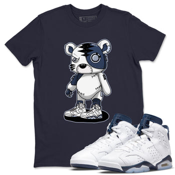 Jordan 6 Midnight Navy Sneaker Match Tees Cyborg Tiger Sneaker Tees Jordan 6 Midnight Navy Sneaker Release Tees Unisex Shirts