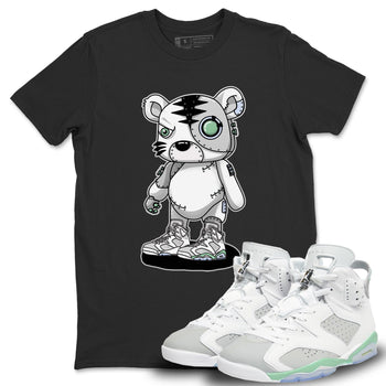 Jordan 6 Mint Foam Sneaker Match Tees Cyborg Tiger Sneaker Tees Jordan 6 Mint Foam Sneaker Release Tees Unisex Shirts