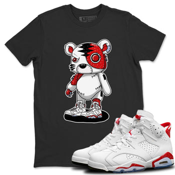 Jordan 6 Red Velvet Cookies Sneaker Match Tees Cyborg Tiger Sneaker Tees Jordan 6 Red Velvet Cookies Sneaker Release Tees Unisex Shirts