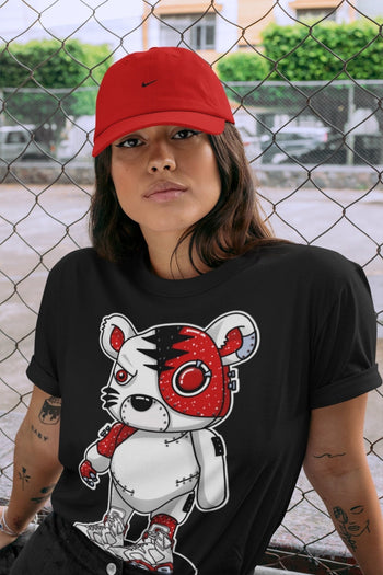 Jordan 6 Red Velvet Cookies Sneaker Match Tees Cyborg Tiger Sneaker Tees Jordan 6 Red Velvet Cookies Sneaker Release Tees Unisex Shirts