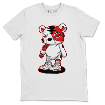 Jordan 6 Red Velvet Cookies Sneaker Match Tees Cyborg Tiger Sneaker Tees Jordan 6 Red Velvet Cookies Sneaker Release Tees Unisex Shirts