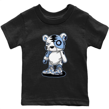 Jordan 6 UNC Sneaker Match Tees Cyborg Tiger Sneaker Tees Jordan 6 UNC Sneaker Release Tees Kids Shirts