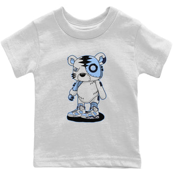 Jordan 6 UNC Sneaker Match Tees Cyborg Tiger Sneaker Tees Jordan 6 UNC Sneaker Release Tees Kids Shirts