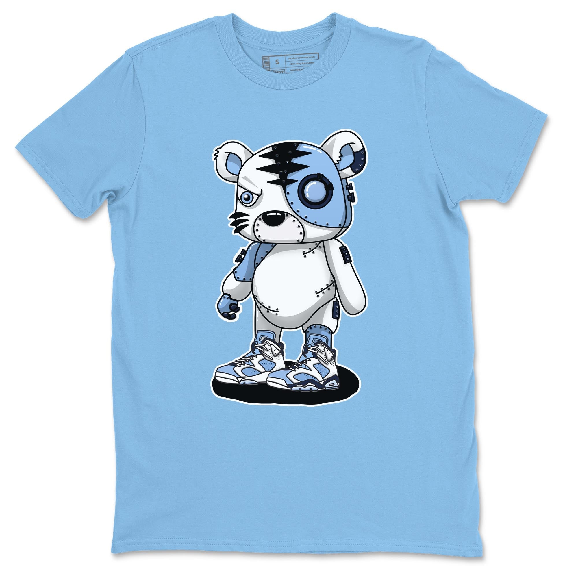 Jordan 6 UNC Sneaker Match Tees Cyborg Tiger Sneaker Tees Jordan 6 UNC Sneaker Release Tees Unisex Shirts