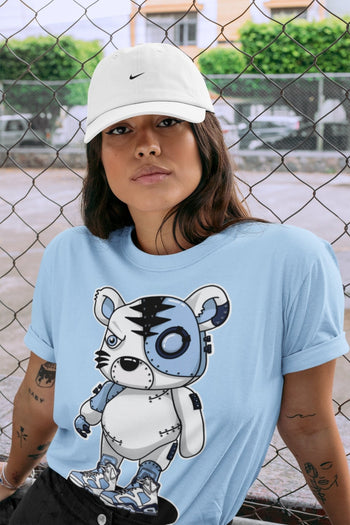 Jordan 6 UNC Sneaker Match Tees Cyborg Tiger Sneaker Tees Jordan 6 UNC Sneaker Release Tees Unisex Shirts