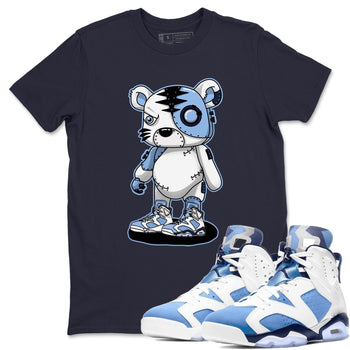 Jordan 6 UNC Sneaker Match Tees Cyborg Tiger Sneaker Tees Jordan 6 UNC Sneaker Release Tees Unisex Shirts