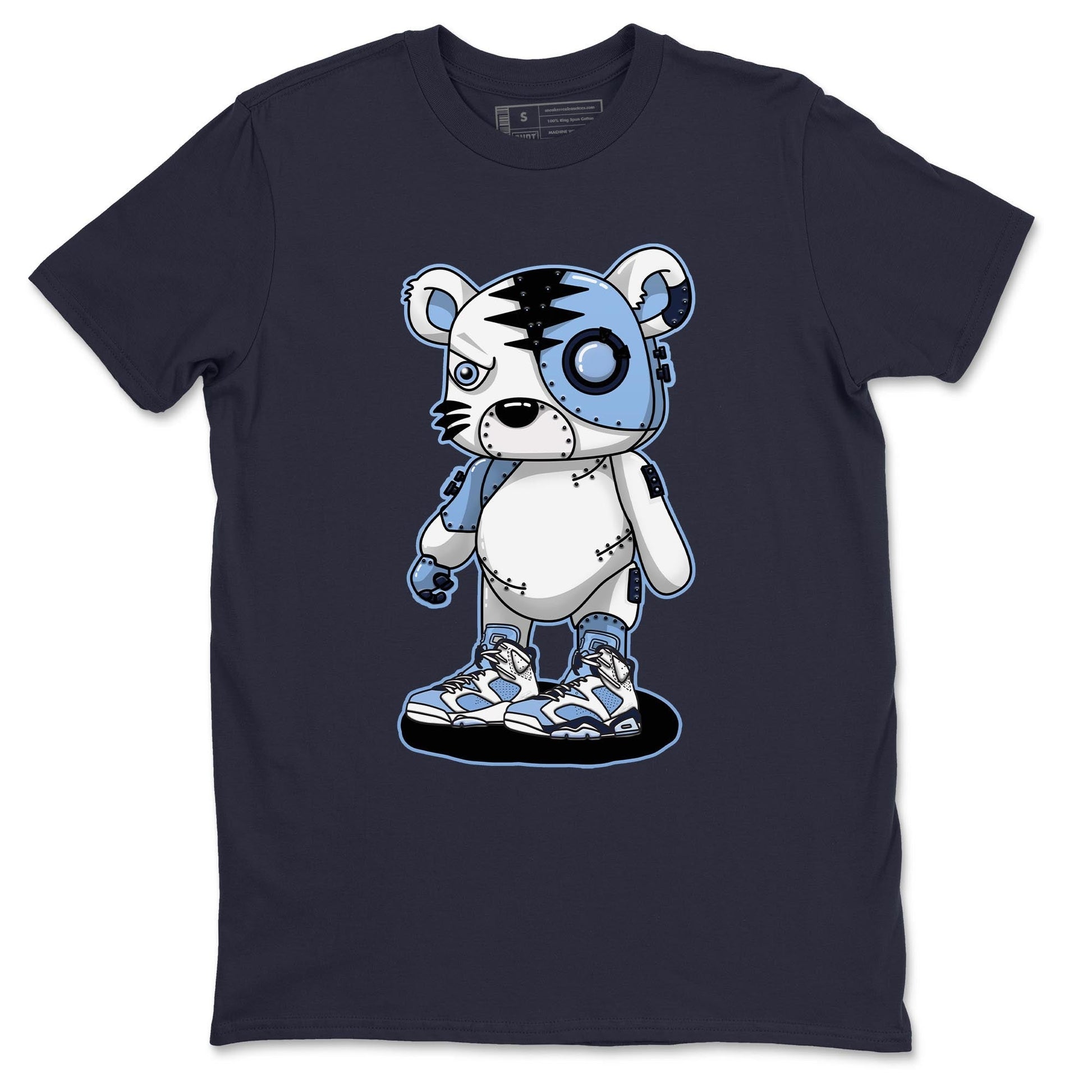 Jordan 6 UNC Sneaker Match Tees Cyborg Tiger Sneaker Tees Jordan 6 UNC Sneaker Release Tees Unisex Shirts