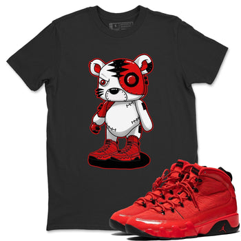 Jordan 9 Chile Red Sneaker Match Tees Cyborg Tiger Sneaker Tees Jordan 9 Chile Red Sneaker Release Tees Unisex Shirts