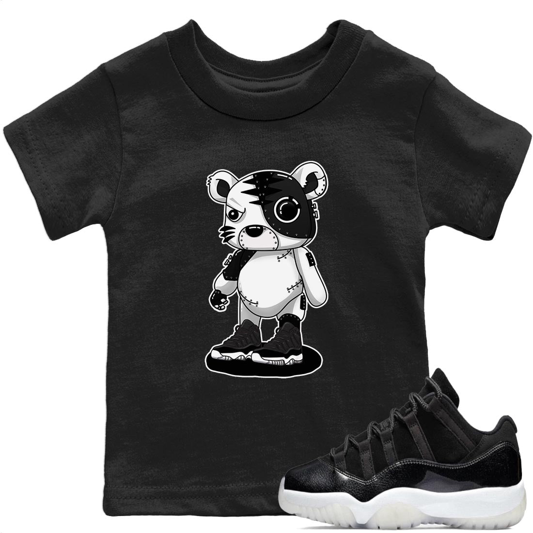 Jordan 11 72-10 Sneaker Match Tees Cyborg Tiger Sneaker Tees Jordan 11 72-10 Sneaker Release Tees Kids Shirts