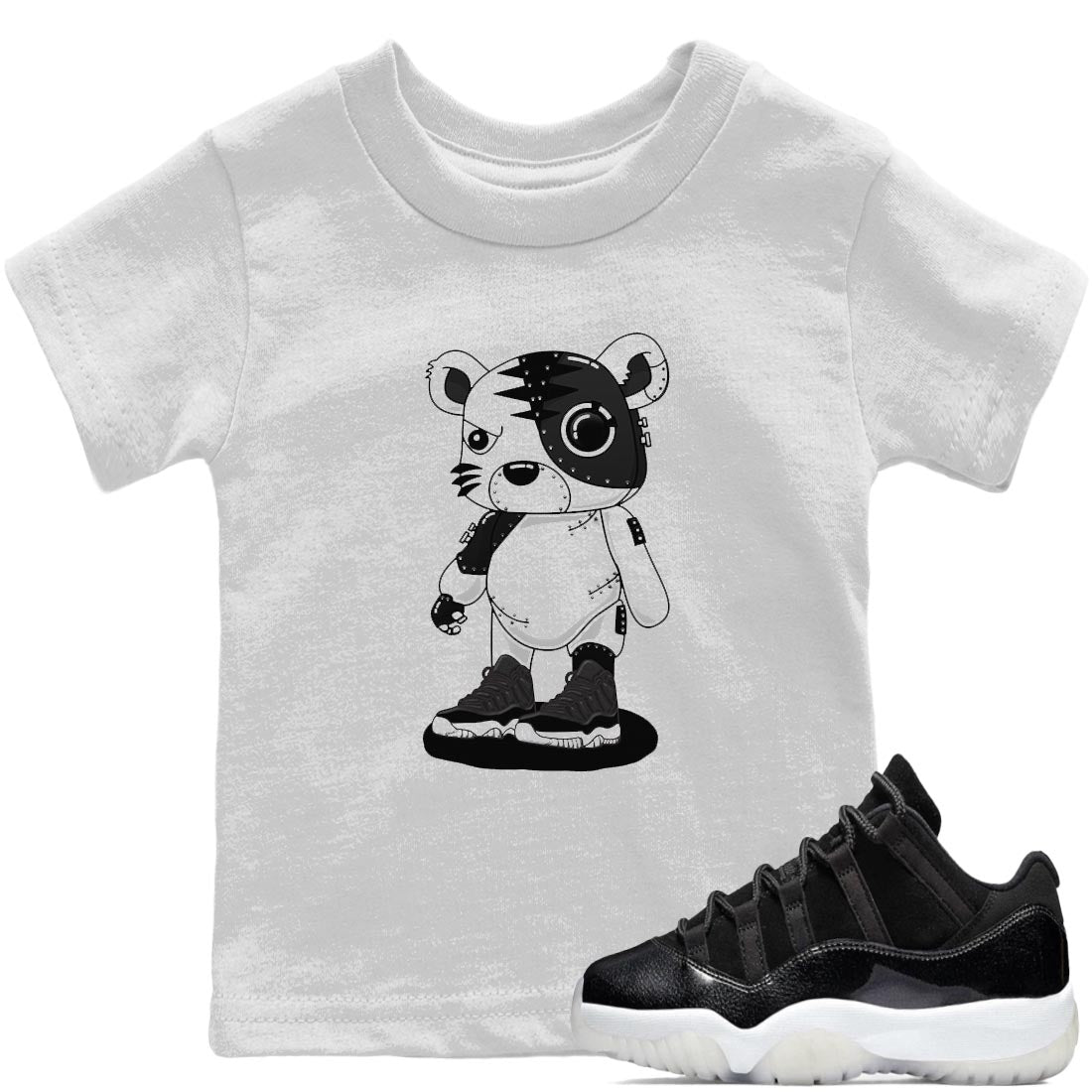 Jordan 11 72-10 Sneaker Match Tees Cyborg Tiger Sneaker Tees Jordan 11 72-10 Sneaker Release Tees Kids Shirts