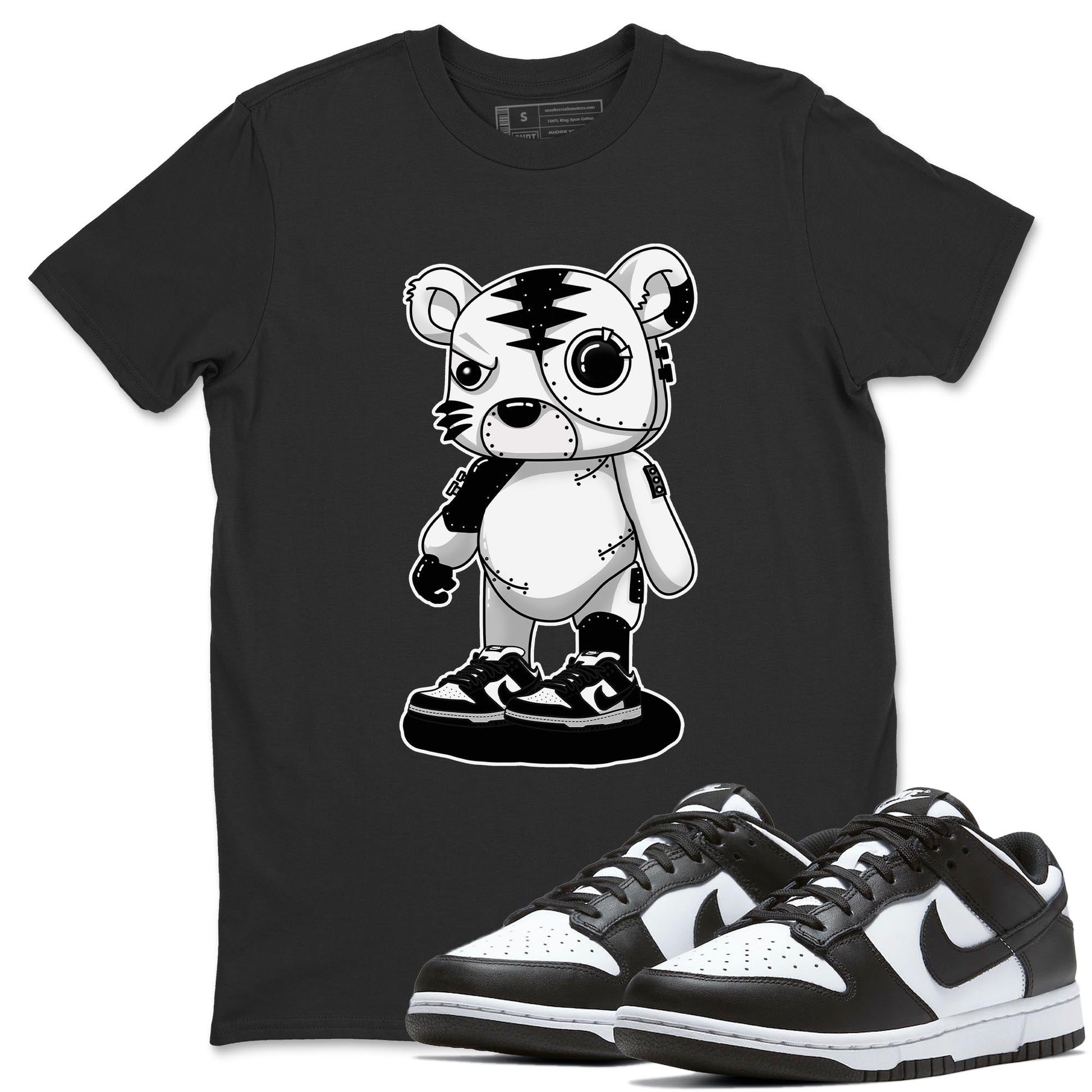 Dunk Panda Sneaker Match Tees Cyborg Tiger Sneaker Tees Dunk Panda Sneaker Release Tees Unisex Shirts