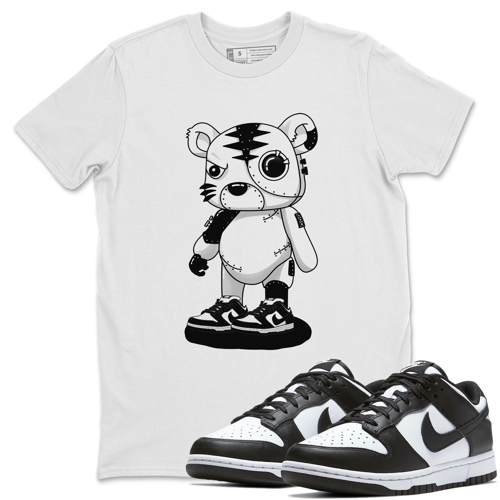 Dunk Panda Sneaker Match Tees Cyborg Tiger Sneaker Tees Dunk Panda Sneaker Release Tees Unisex Shirts