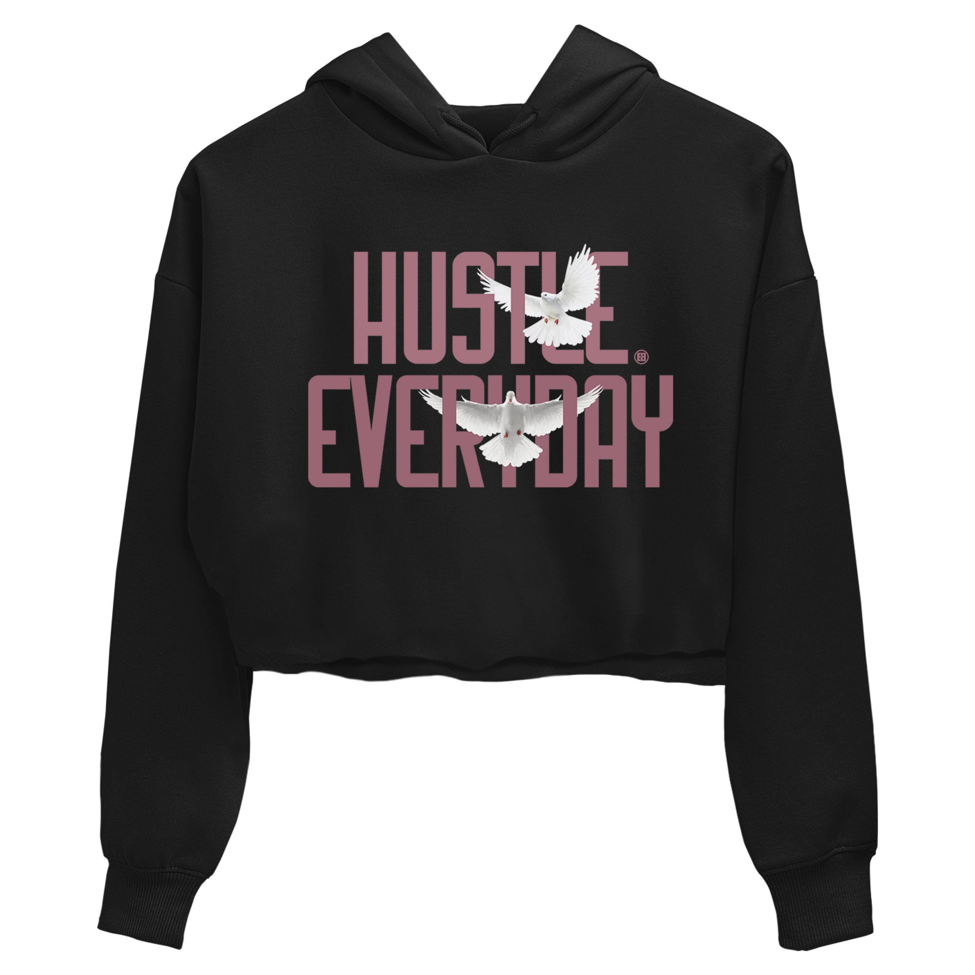Air Jordan 1 High OG WMNS Mauve shirt to match jordans Daily Hustle sneaker tees Air Jordan 1 Mauve SNRT Sneaker Release Tees Black 2 Crop T-Shirt
