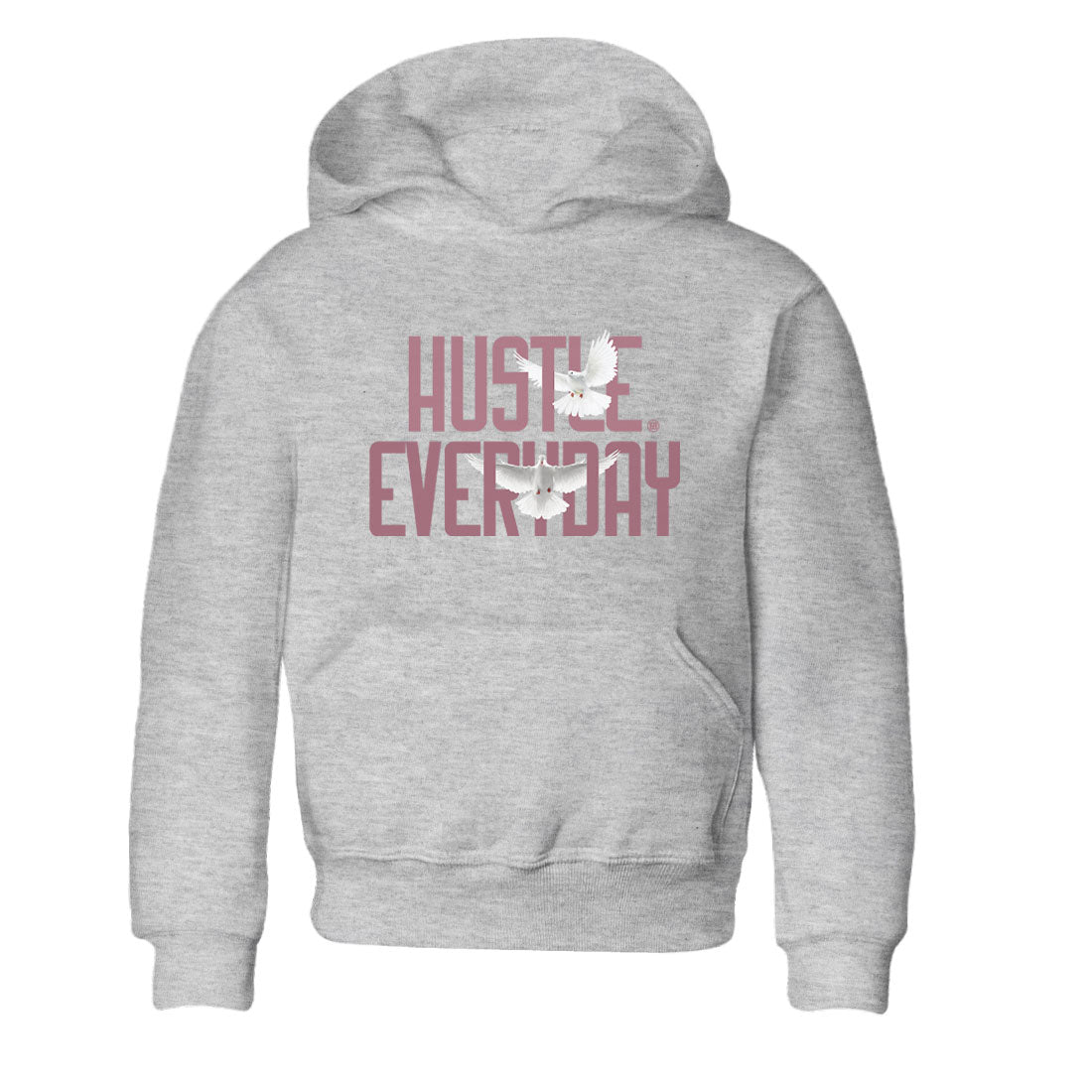 Air Jordan 1 High OG WMNS Mauve shirt to match jordans Daily Hustle sneaker tees Air Jordan 1 Mauve SNRT Sneaker Release Tees Baby Toddler Heather Grey 2 T-Shirt